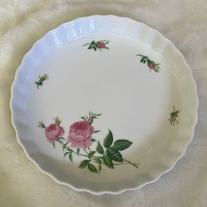 Christine Holm quiche pan 10 inch porcelain new without tags